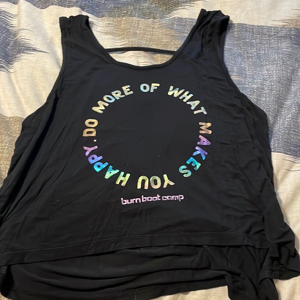 Burn Boot Camp “Do More of What Makes You Happy” tee